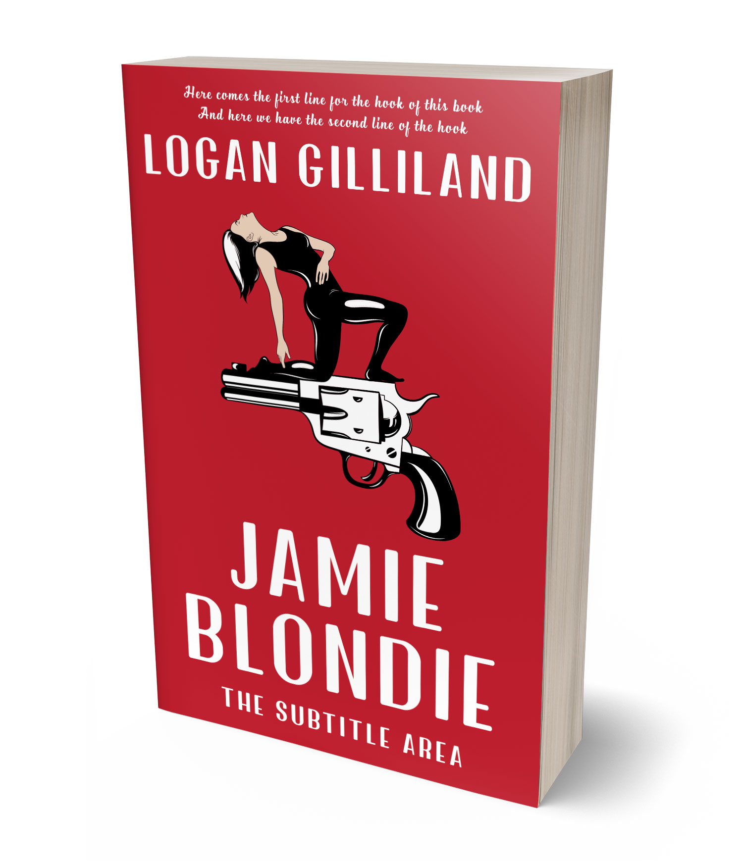 3D view of Premade Mystery & Thriller & Suspense Book Cover - Cardinal #17879 | BookCoverZone*