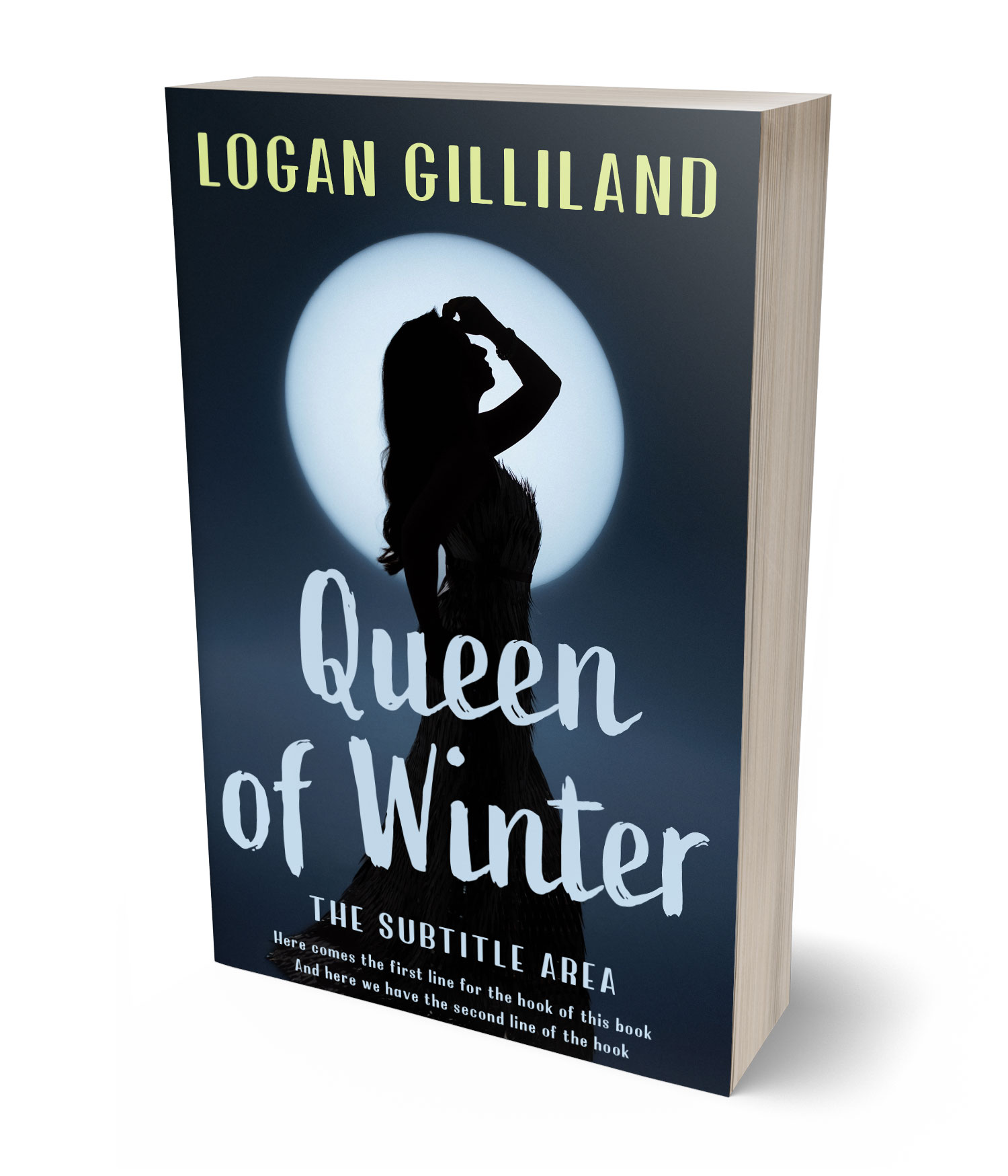 3D view of Premade Fantasy Book Cover - Botticelli #17882 | BookCoverZone*