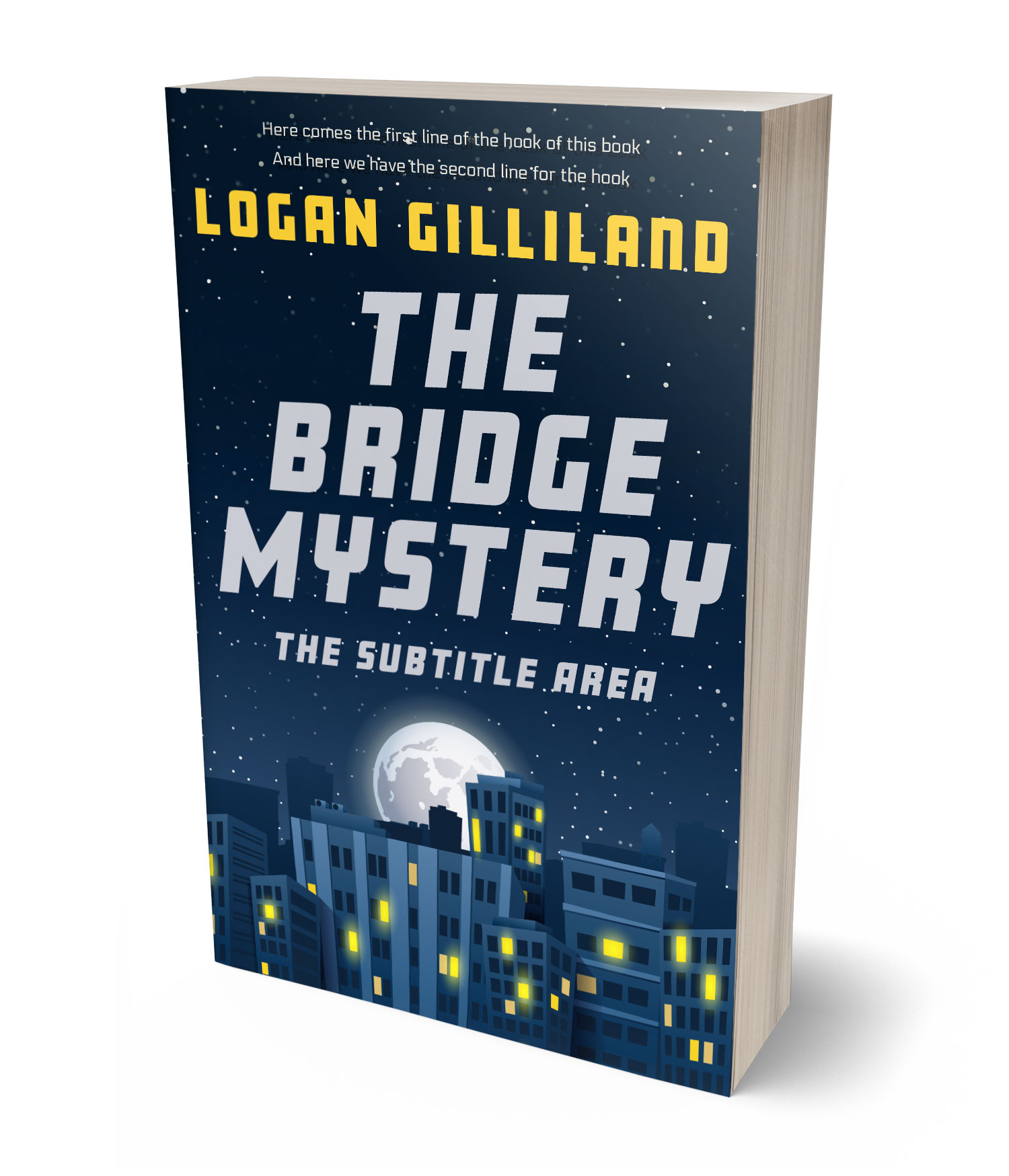3D view of Premade Mystery & Thriller & Suspense Book Cover - Blue Zodiac #17924 | BookCoverZone*