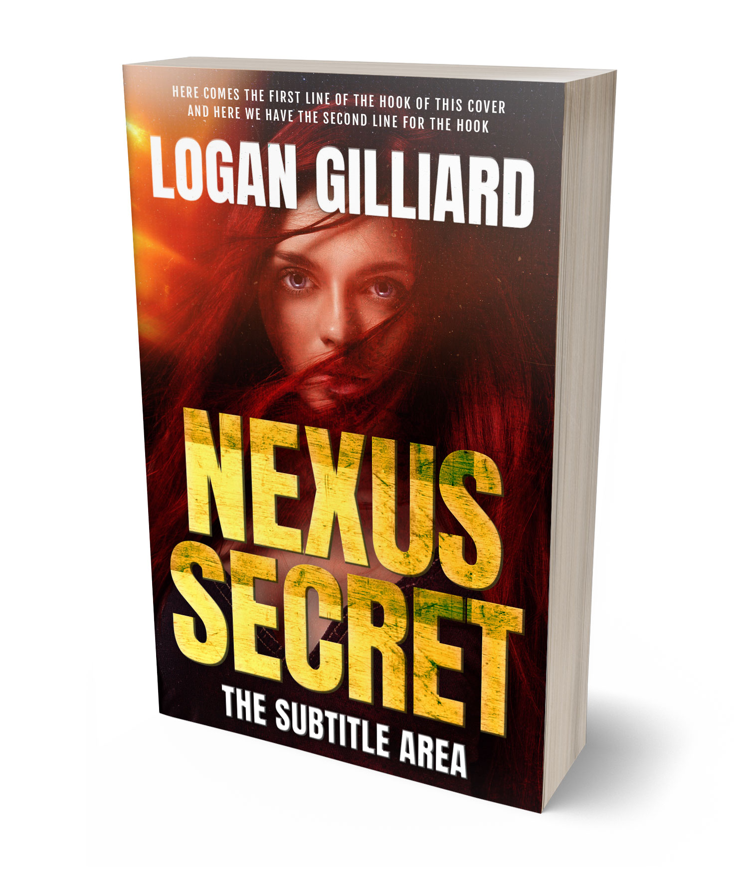 3D view of Premade Mystery & Thriller & Suspense Book Cover - Tulip Tree #17988 | BookCoverZone*