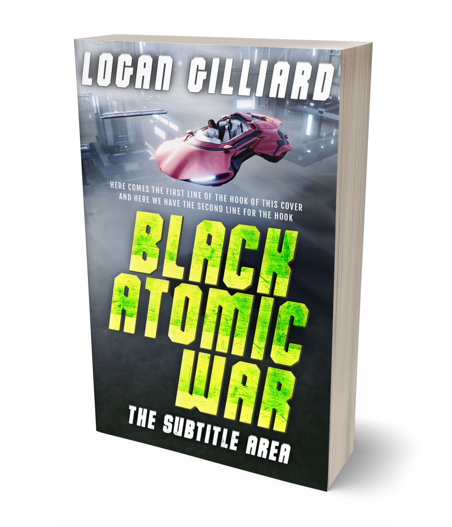 3D view of Premade Science Fiction Book Cover - Outer Space #17994 | BookCoverZone*