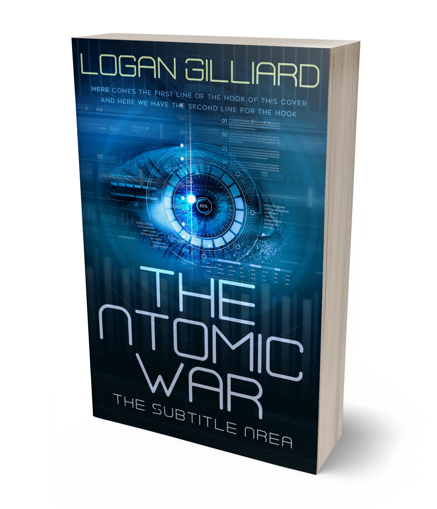 3D view of Premade Science Fiction Book Cover - Black Pearl #18000 | BookCoverZone*