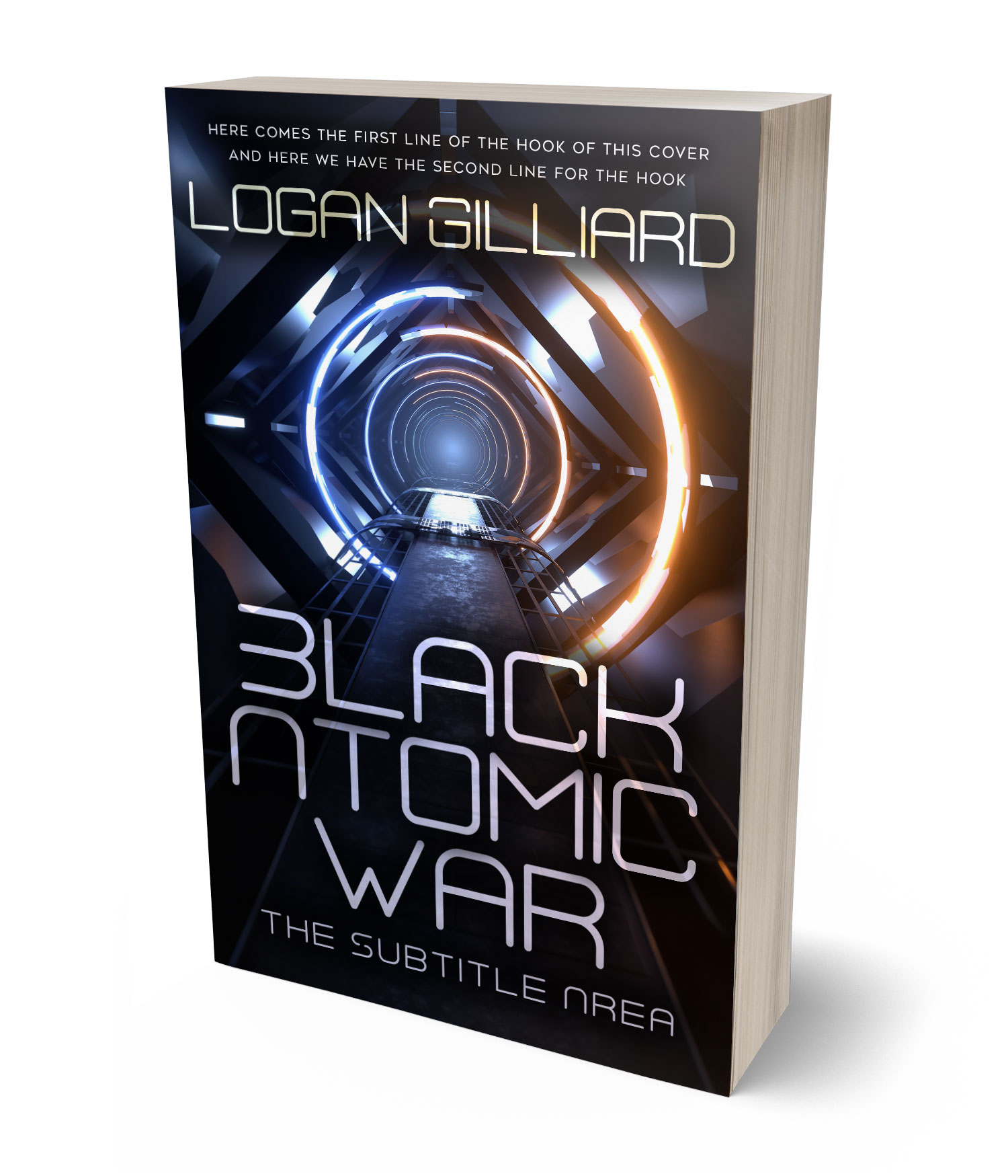 3D view of Premade Science Fiction Book Cover - Cinder #18005 | BookCoverZone*