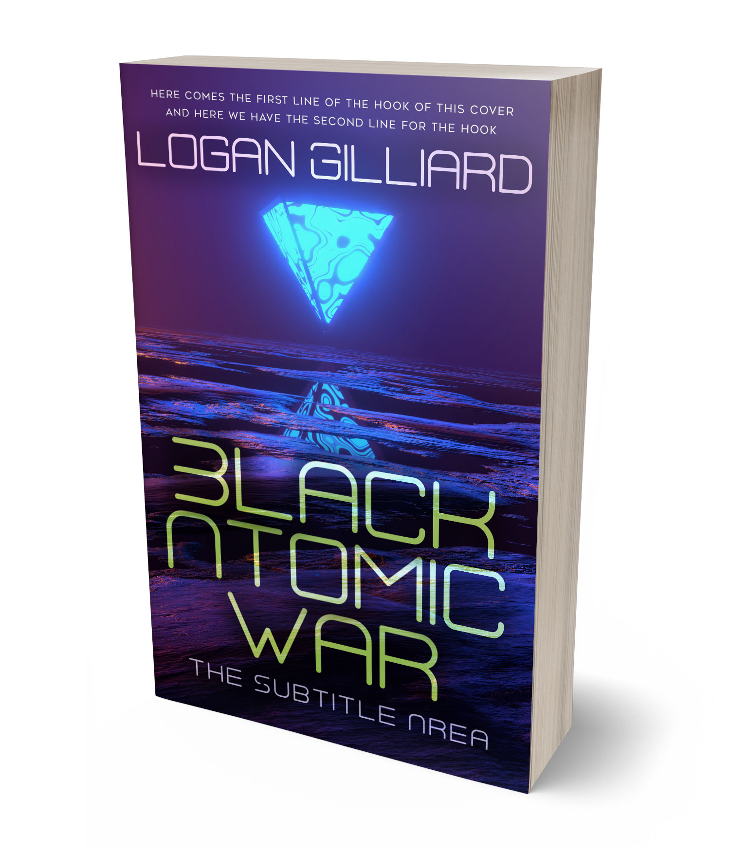 3D view of Premade Science Fiction Book Cover - Valhalla #18008 | BookCoverZone*