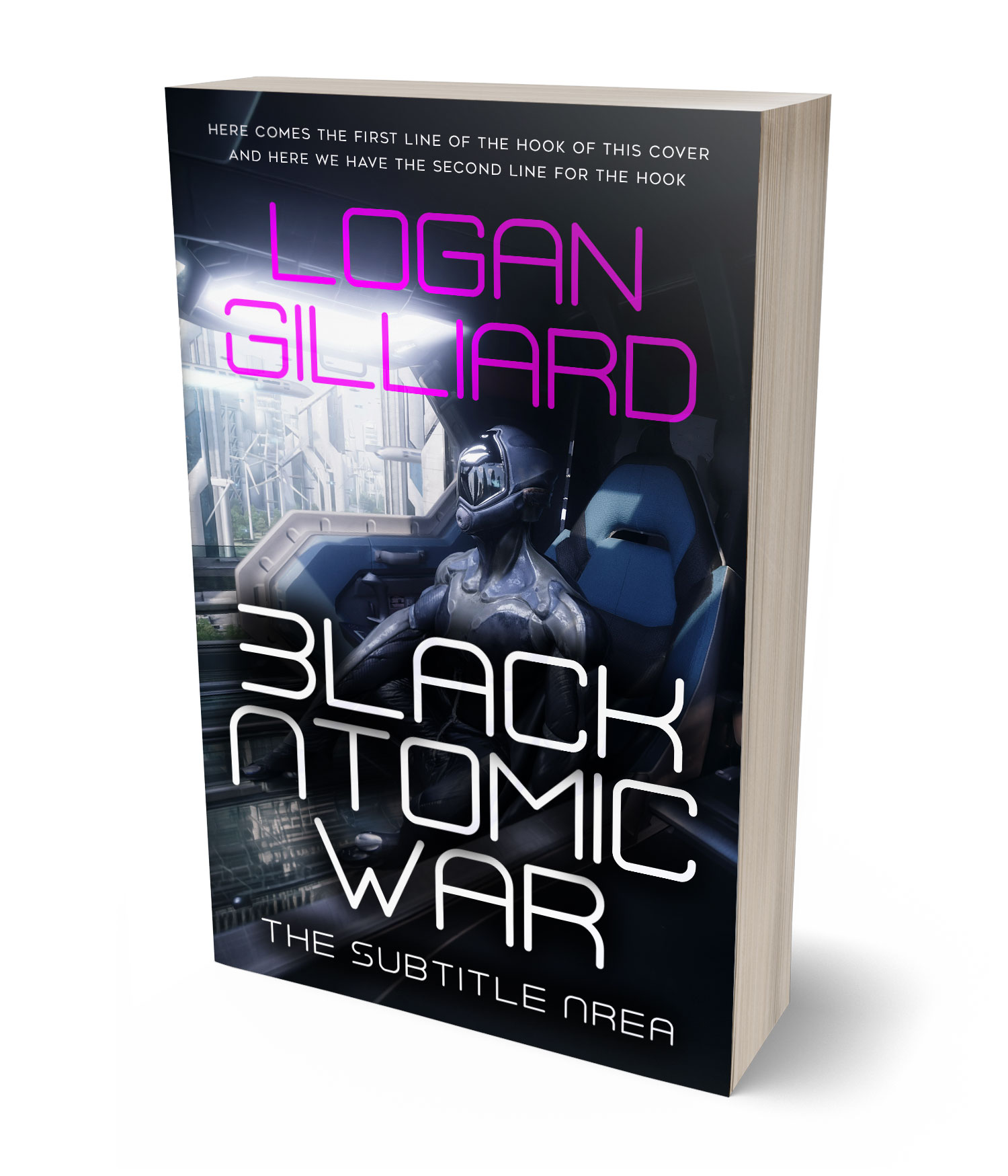 3D view of Premade Science Fiction Book Cover - Prelude #18011 | BookCoverZone*