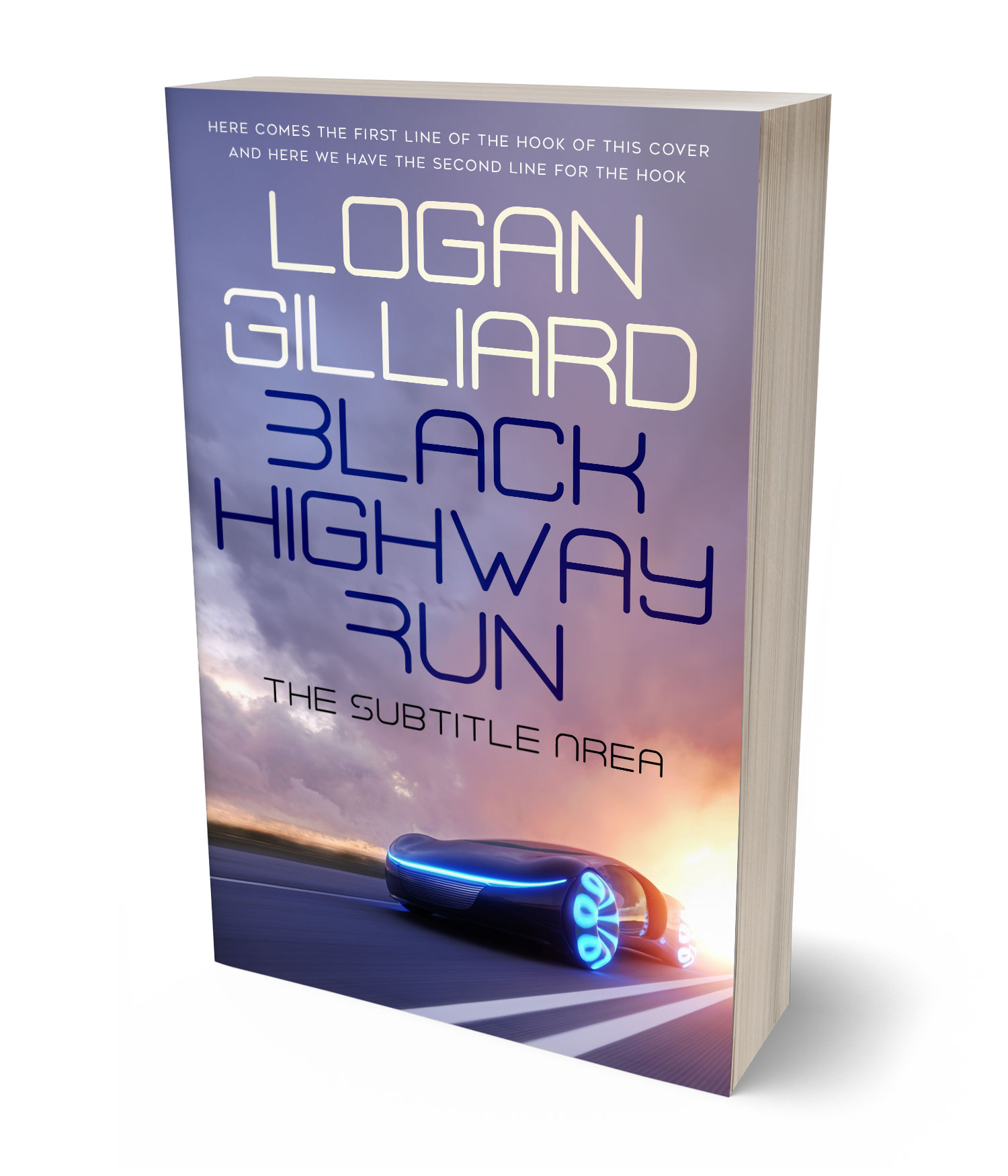 3D view of Premade Science Fiction Book Cover - Manatee #18016 | BookCoverZone*
