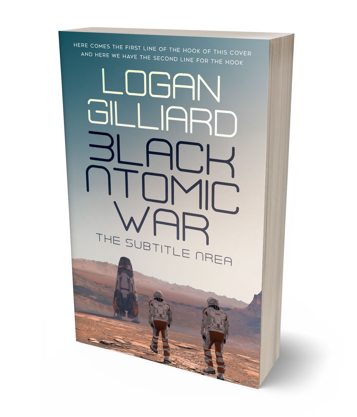 3D view of Premade Science Fiction Book Cover - Silk #18020 | BookCoverZone*