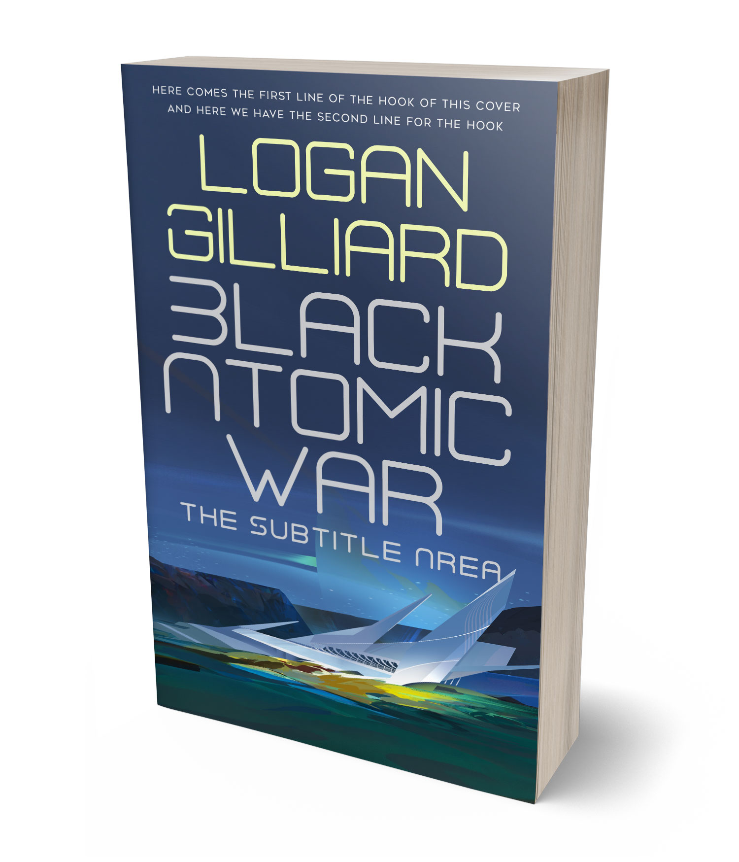 3D view of Premade Science Fiction Book Cover - Rhino #18024 | BookCoverZone*
