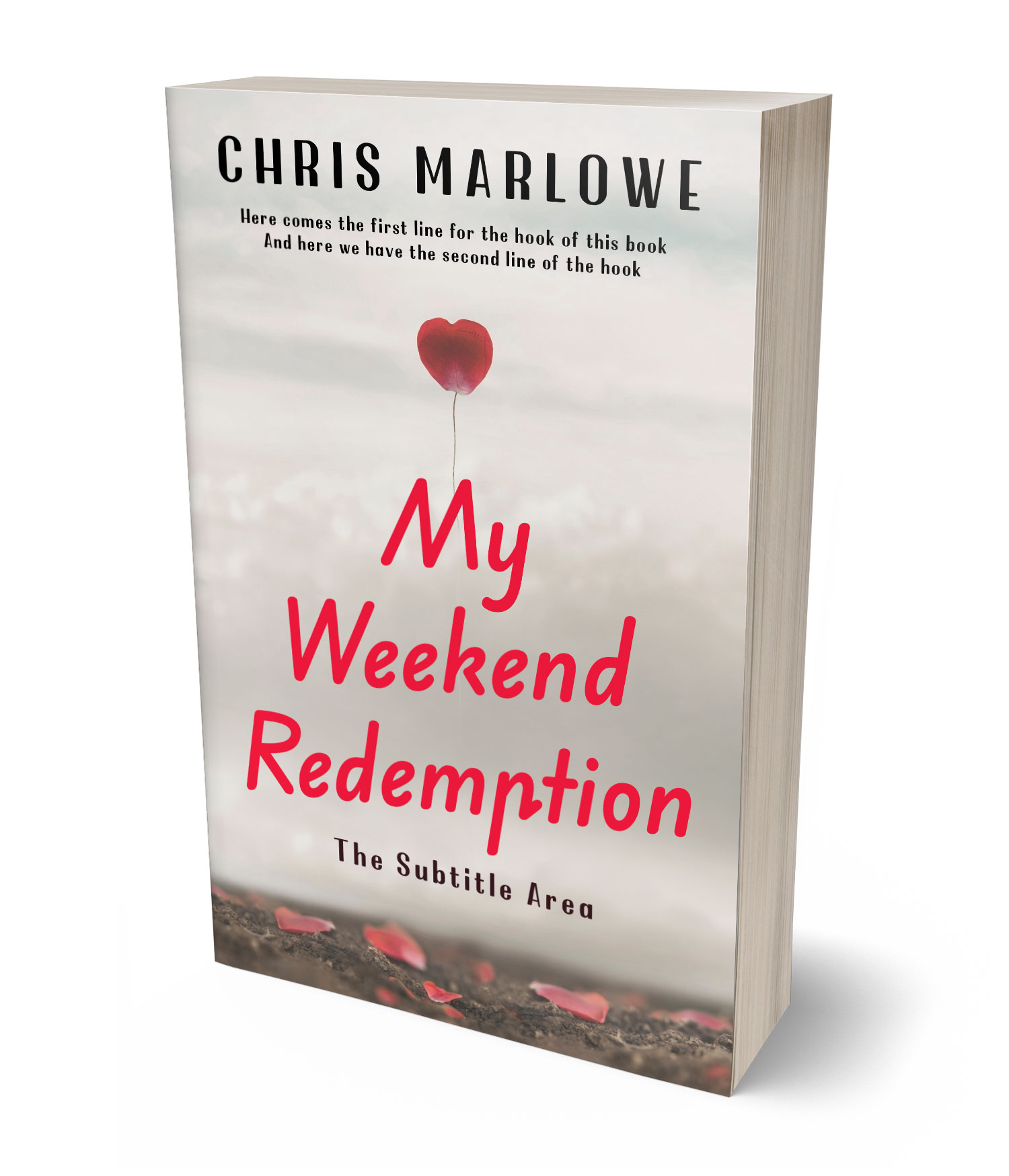 3D view of Premade Romance Book Cover - Westar #18072 | BookCoverZone