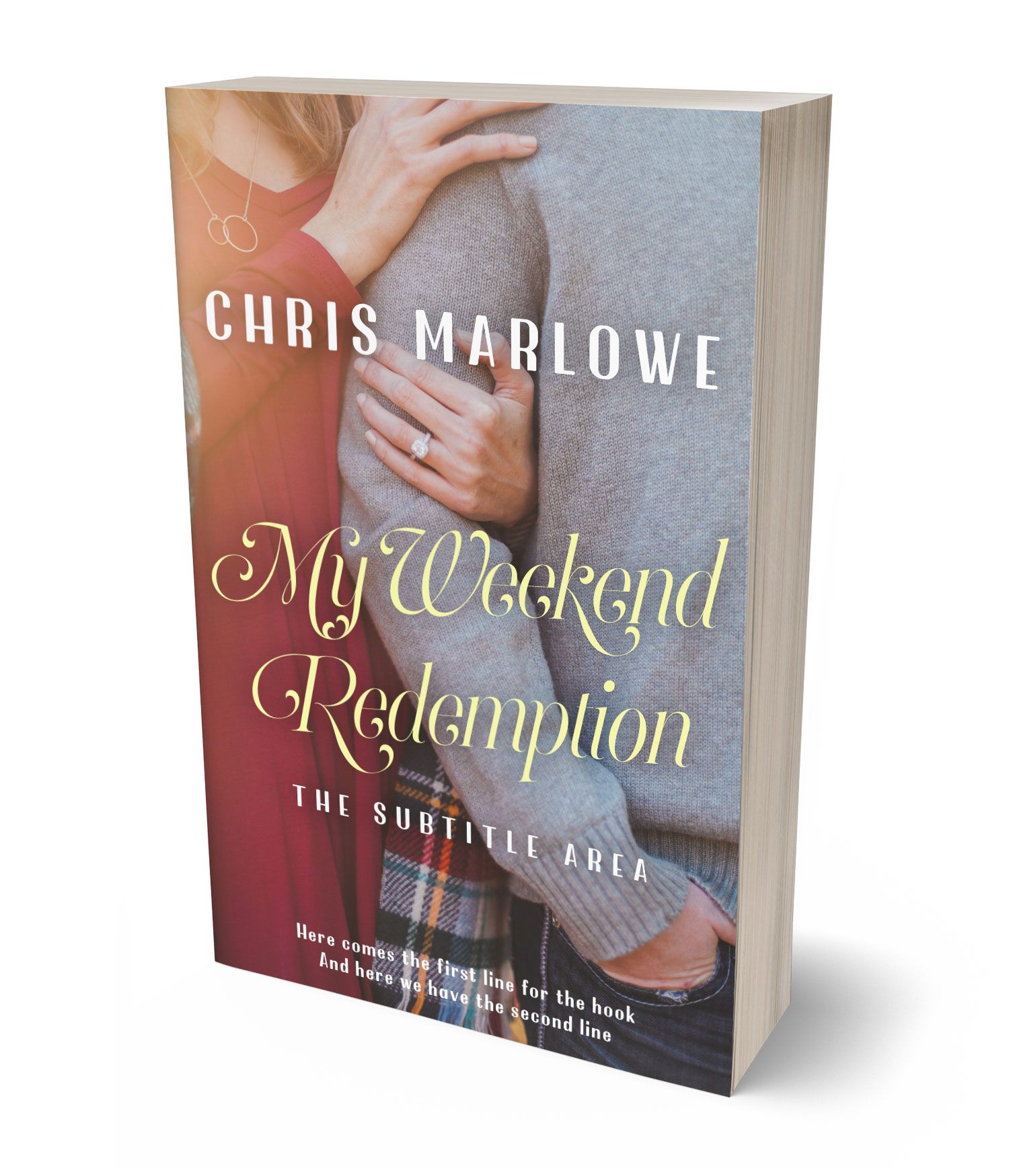 3D view of Premade Romance Book Cover - Bazaar #18088 | BookCoverZone