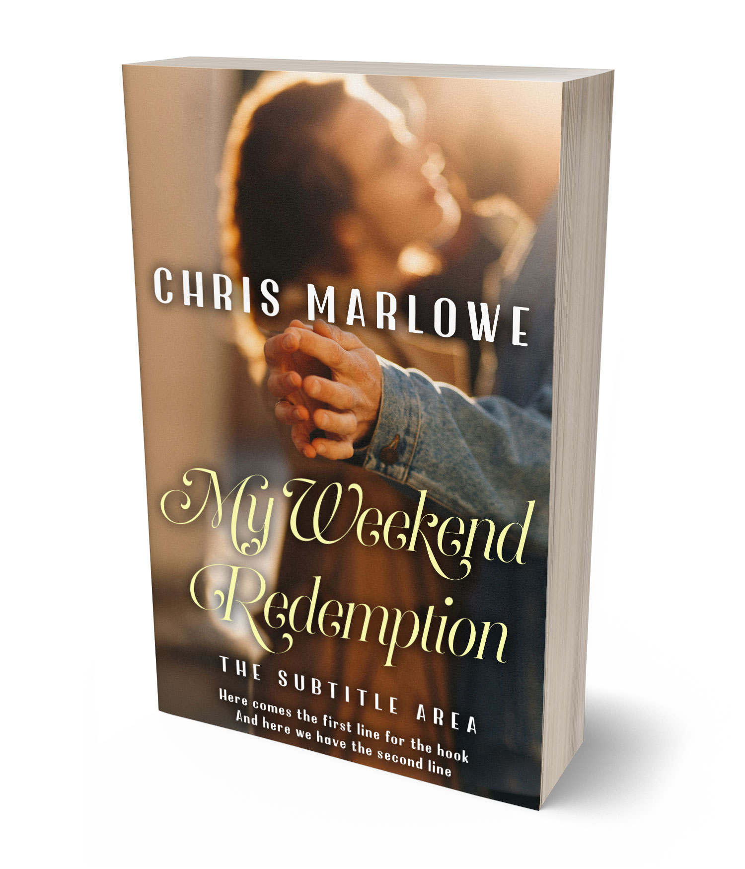 3D view of Premade Romance Book Cover - Mondo #18089 | BookCoverZone