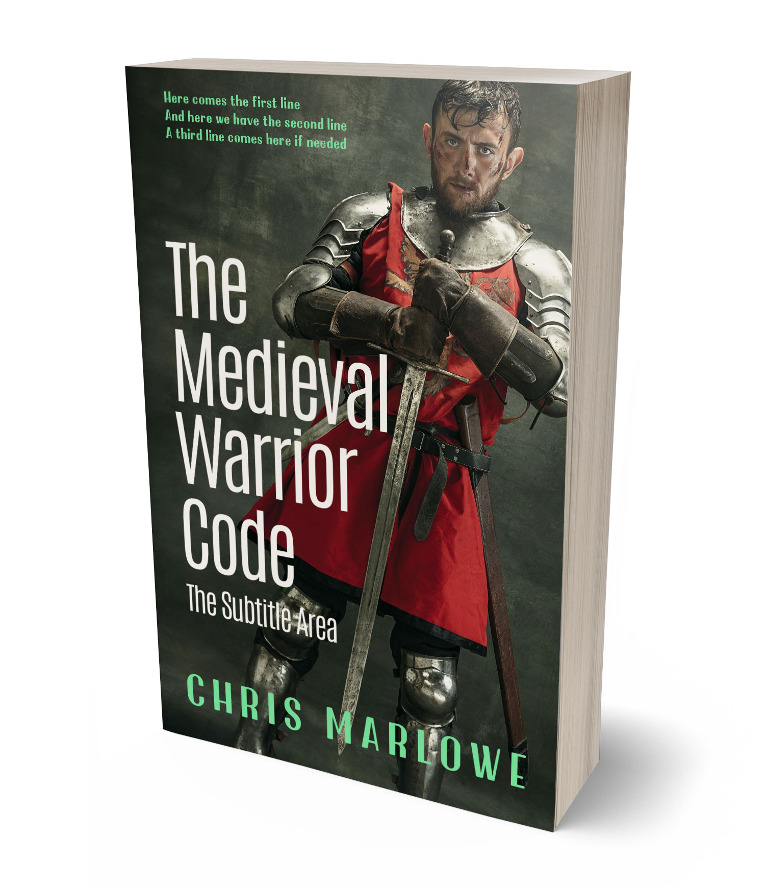 3D view of Premade Historical Book Cover - Rangitoto #18109 | BookCoverZone*