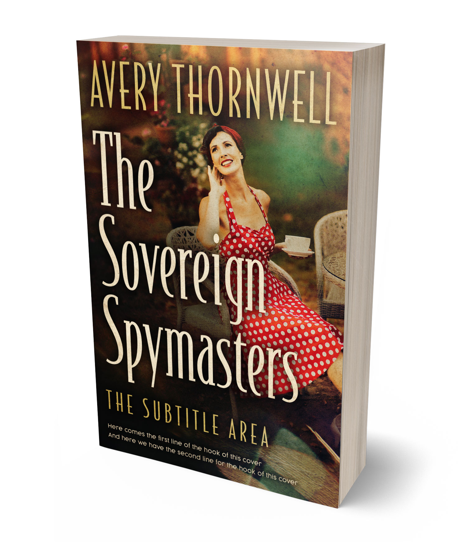 3D view of Premade Mystery & Thriller & Suspense Book Cover - Tumbleweed #18170 | BookCoverZone*