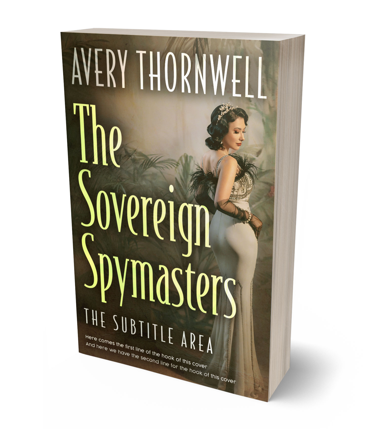 3D view of Premade Mystery & Thriller & Suspense Book Cover - Birch #18176 | BookCoverZone