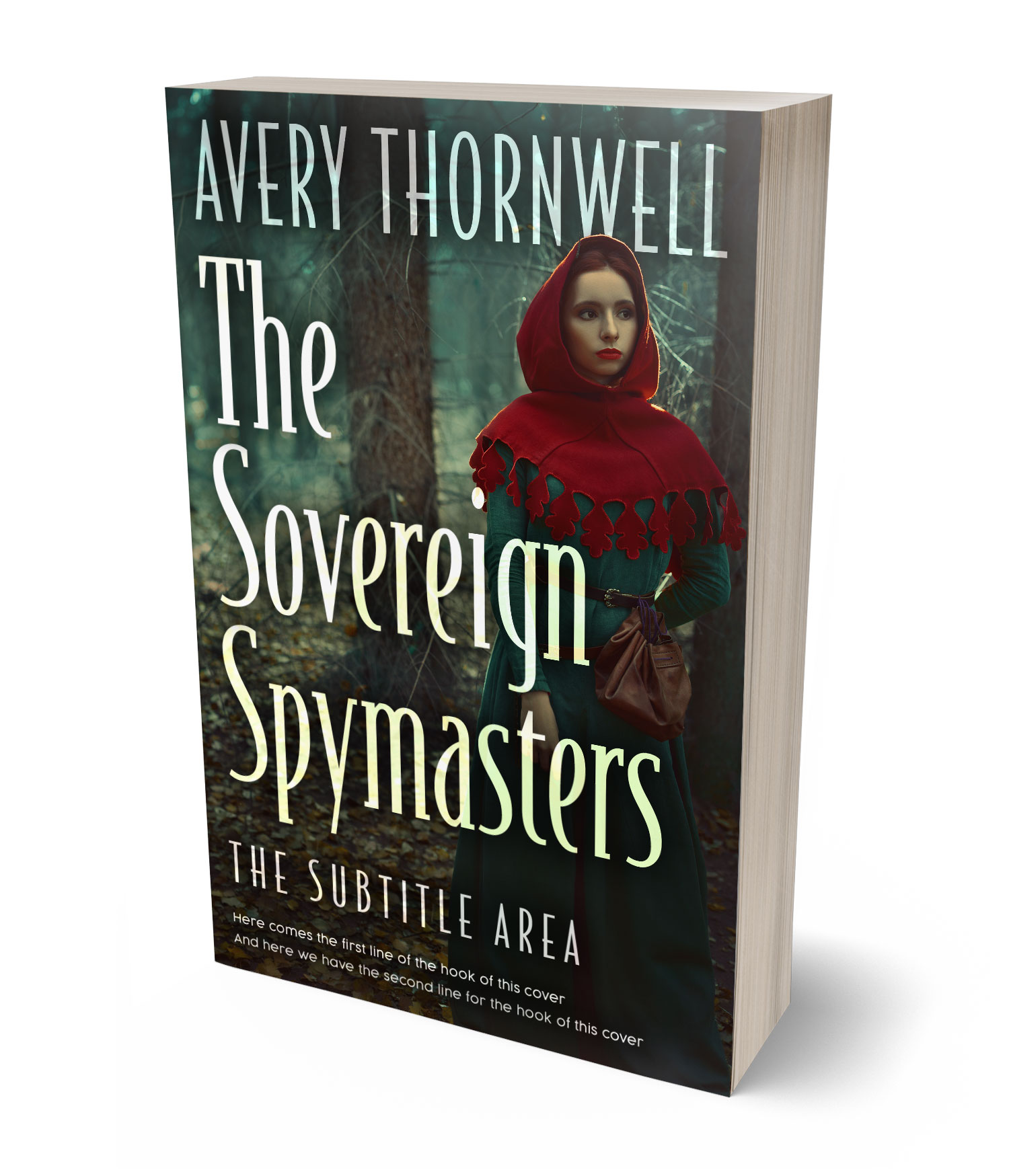 3D view of Premade Mystery & Thriller & Suspense Book Cover - Heavy Metal #18178 | BookCoverZone*