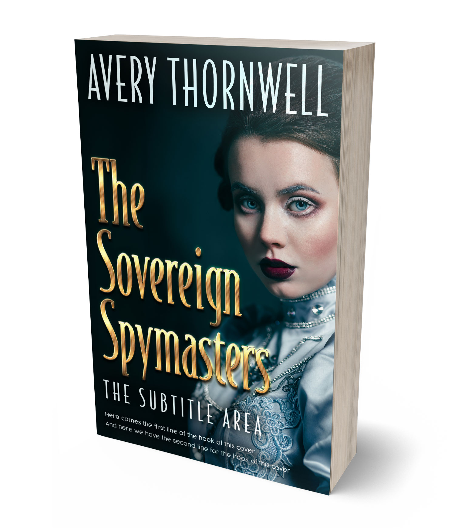 3D view of Premade Mystery & Thriller & Suspense Book Cover - Aztec #18181 | BookCoverZone*