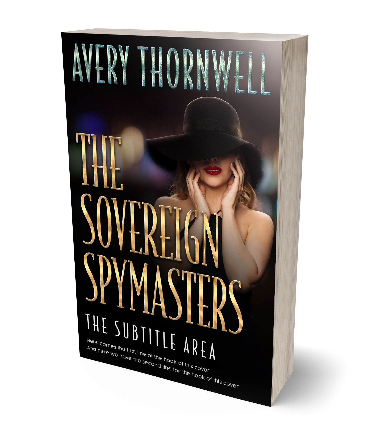 3D view of Premade Mystery & Thriller & Suspense Book Cover - Sorrell Brown #18191 | BookCoverZone*