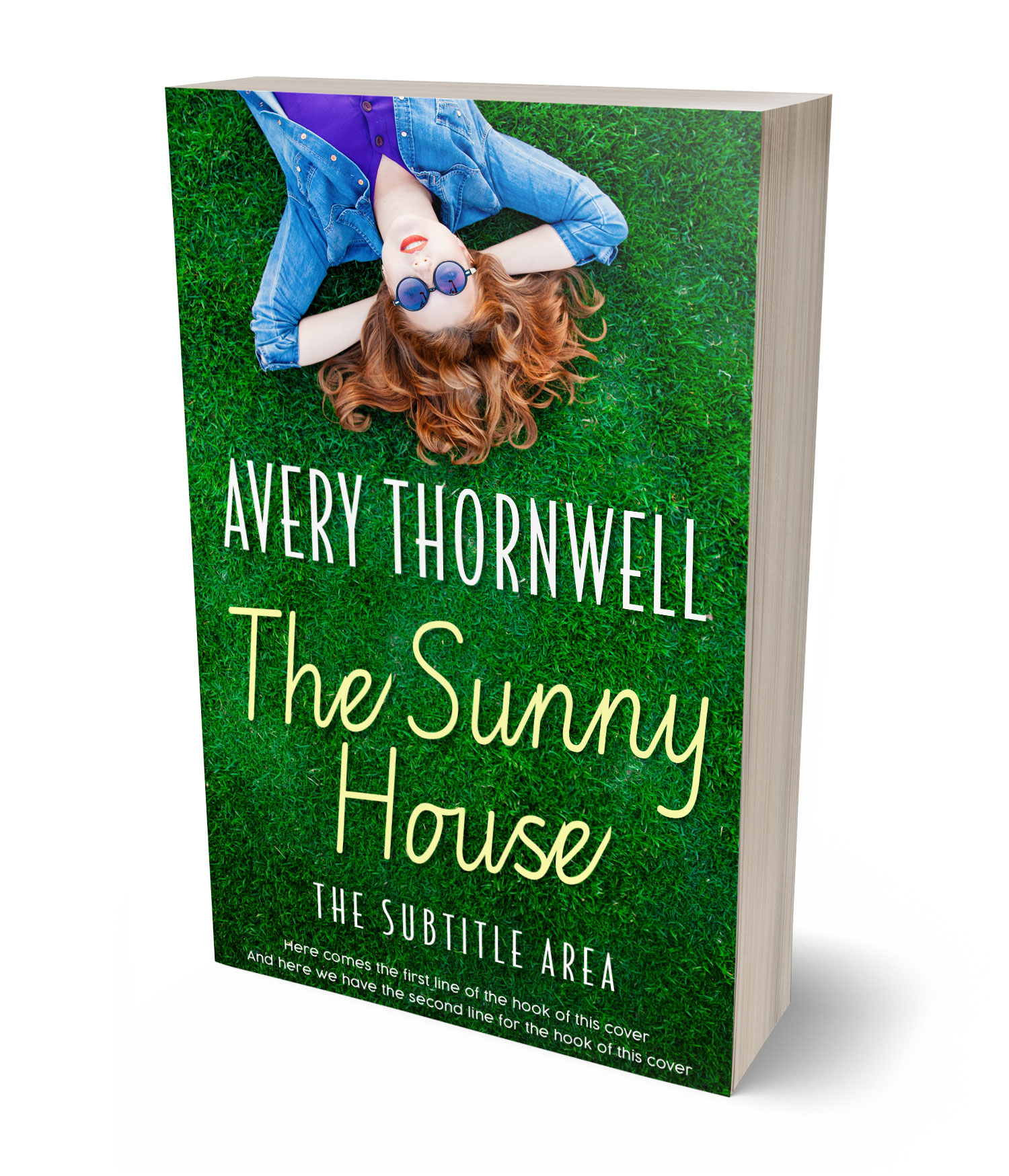 3D view of Premade Romance Book Cover - Dark Fern #18197 | BookCoverZone*