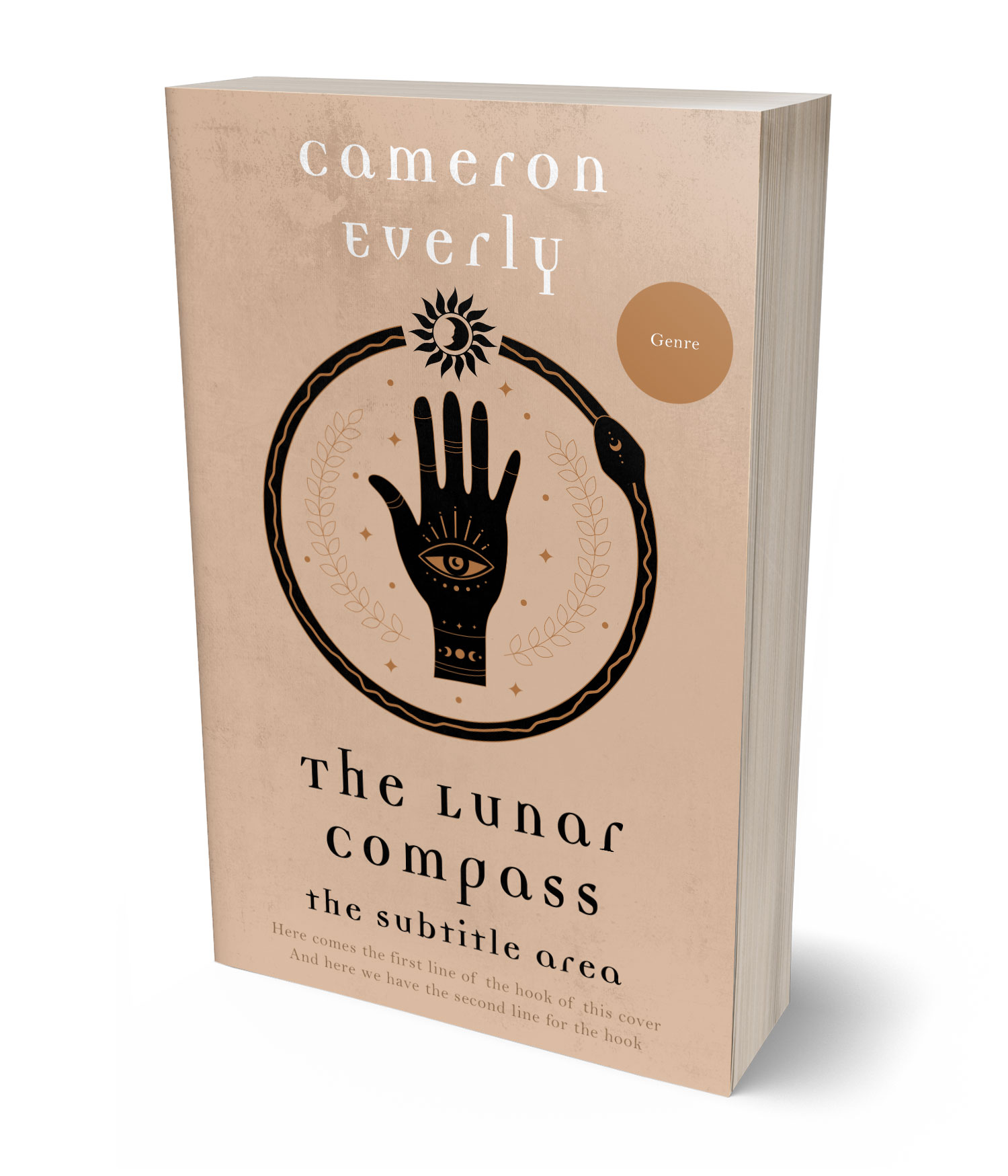 3D view of Premade  Book Cover - Cameo #18241 | BookCoverZone*