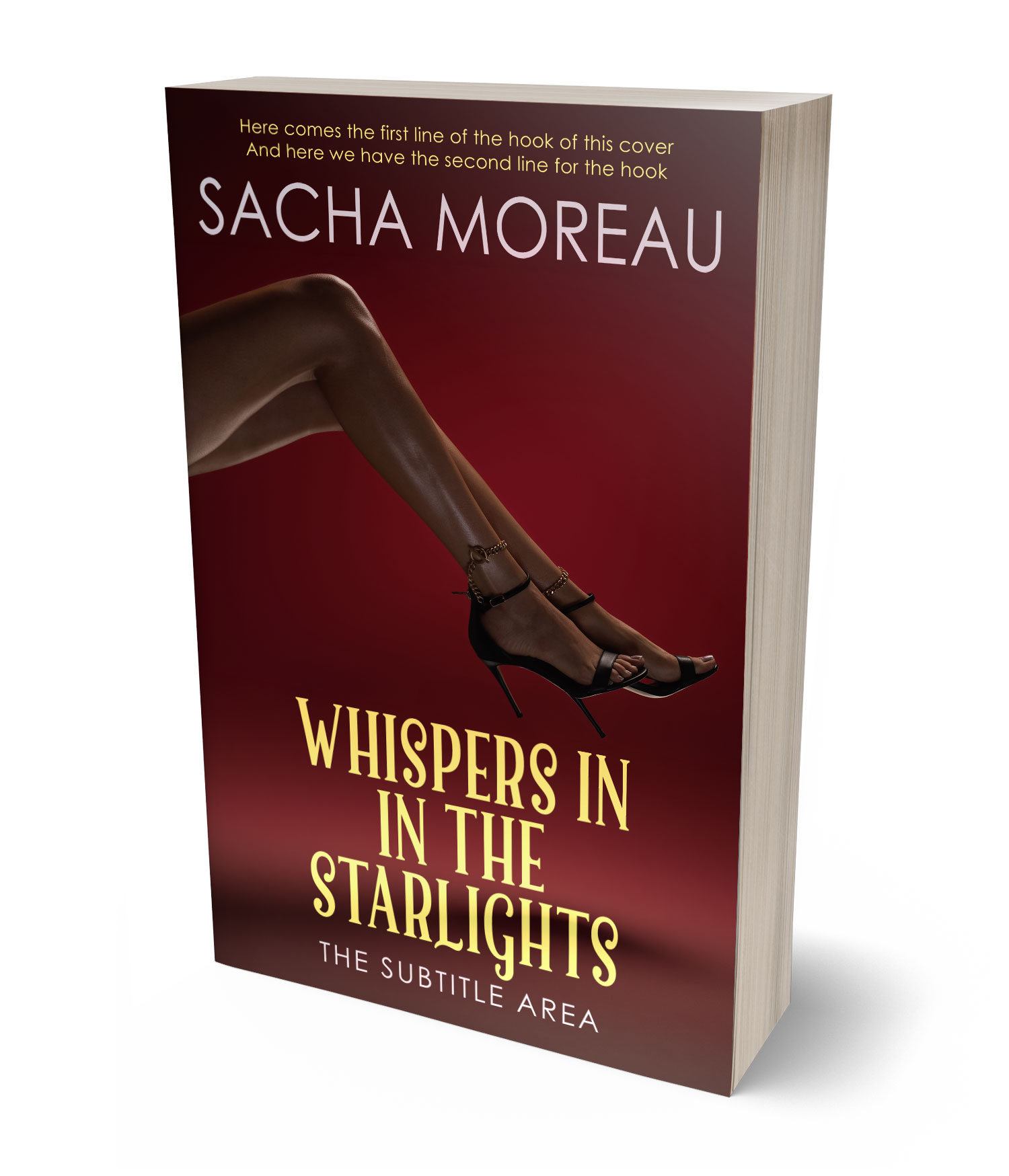 3D view of Premade Erotica Book Cover - Brown Derby #18381 | BookCoverZone