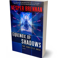 3D view of Downriver #20017 - Premade Science Fiction Book Cover