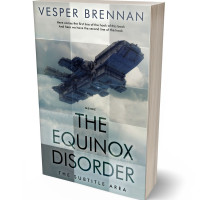 Tablet view of Powder Ash #20024 - Premade Science Fiction Book Cover