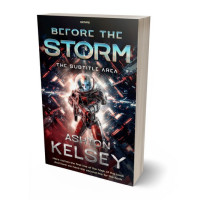 Tablet view of Clam Shell #20591 - Premade Apocalyptica Book Cover