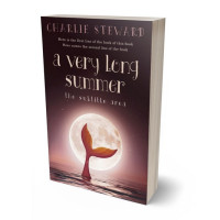 3D view of Premade Fantasy Book Cover - Oyster Pink