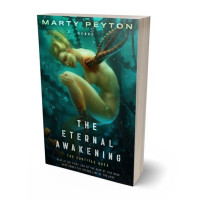 3D view of Gable Green #21795 - Premade Science Fiction Book Cover