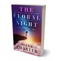 3D view of Blossom #21857 - Premade Abstract Book Cover