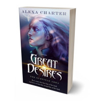 3D view of Steel Gray #21947 - Premade Fantasy Book Cover