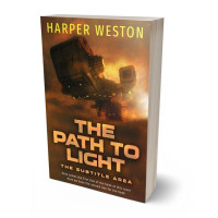 Tablet view of Metallic Bronze #23017 - Premade Science Fiction Book Cover