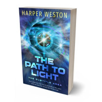 Tablet view of Cloud Burst #23018 - Premade Science Fiction Book Cover