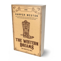 Tablet view of Manhattan #23032 - Premade Western Book Cover