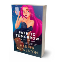 3D view of Premade Teen & Young Adult Book Cover - Deep Blush