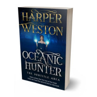 3D view of Premade Fantasy Book Cover - Black Pearl