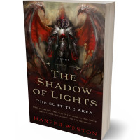 3D view of Premade Fantasy Book Cover - Night Rider