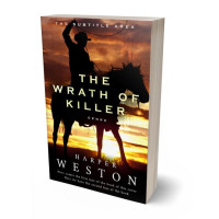 Tablet view of Harvest Gold #23933 - Premade Action & Adventure Book Cover | BookCoverZone