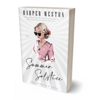 Tablet view of Ebb #24004 - Premade Abstract Book Cover | BookCoverZone