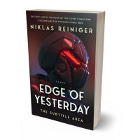 3D view of Premade Science Fiction Book Cover - Cocoa Brown