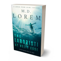 Tablet view of Harp #25064 - Premade Action & Adventure Book Cover