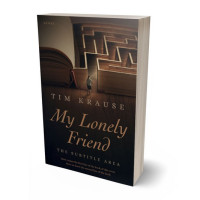 3D view of Premade Abstract Book Cover - Cocoa Brown