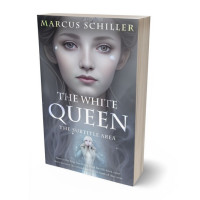 3D view of Premade Fantasy Book Cover - Storm Gray