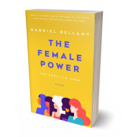 3D view of Premade Politics & Law & Society Book Cover - Saffron