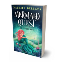 3D view of Premade Fantasy Book Cover - Foggy Gray