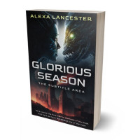 3D view of Shark #26571 - Premade Apocalyptica Book Cover | BookCoverZone