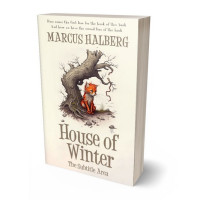 3D view of Premade Children's Book Cover - Quarter Spanish White