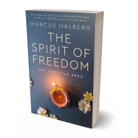 3D view of Premade Religion & Spirituality Book Cover - Comet