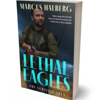 3D view of Premade Apocalyptica Book Cover - Shark