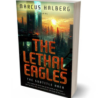 3D view of Rangoon Green #27326 - Premade Science Fiction Book Cover | BookCoverZone